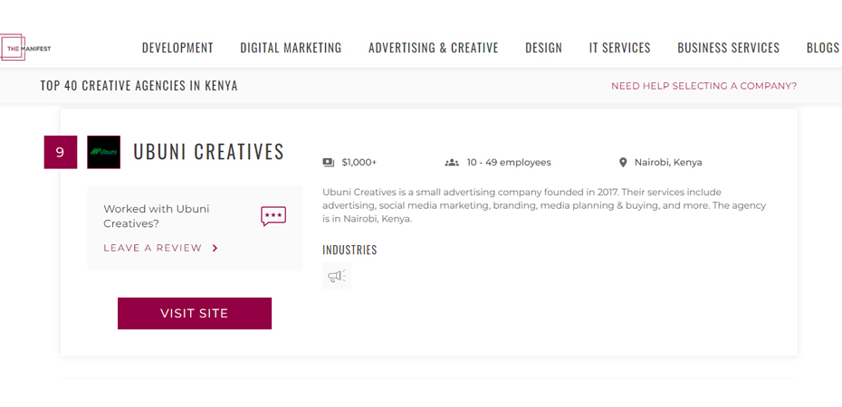 Top 40 Creative Agencies